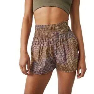 Free People FP Movement The Way Home Shorts Banyan Tree Multi Women's Size XS
